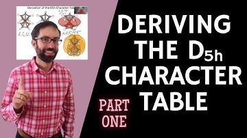 Deriving the D5h Character Table Part 1 out of 3- Finding the Symmetry Operations and Classes