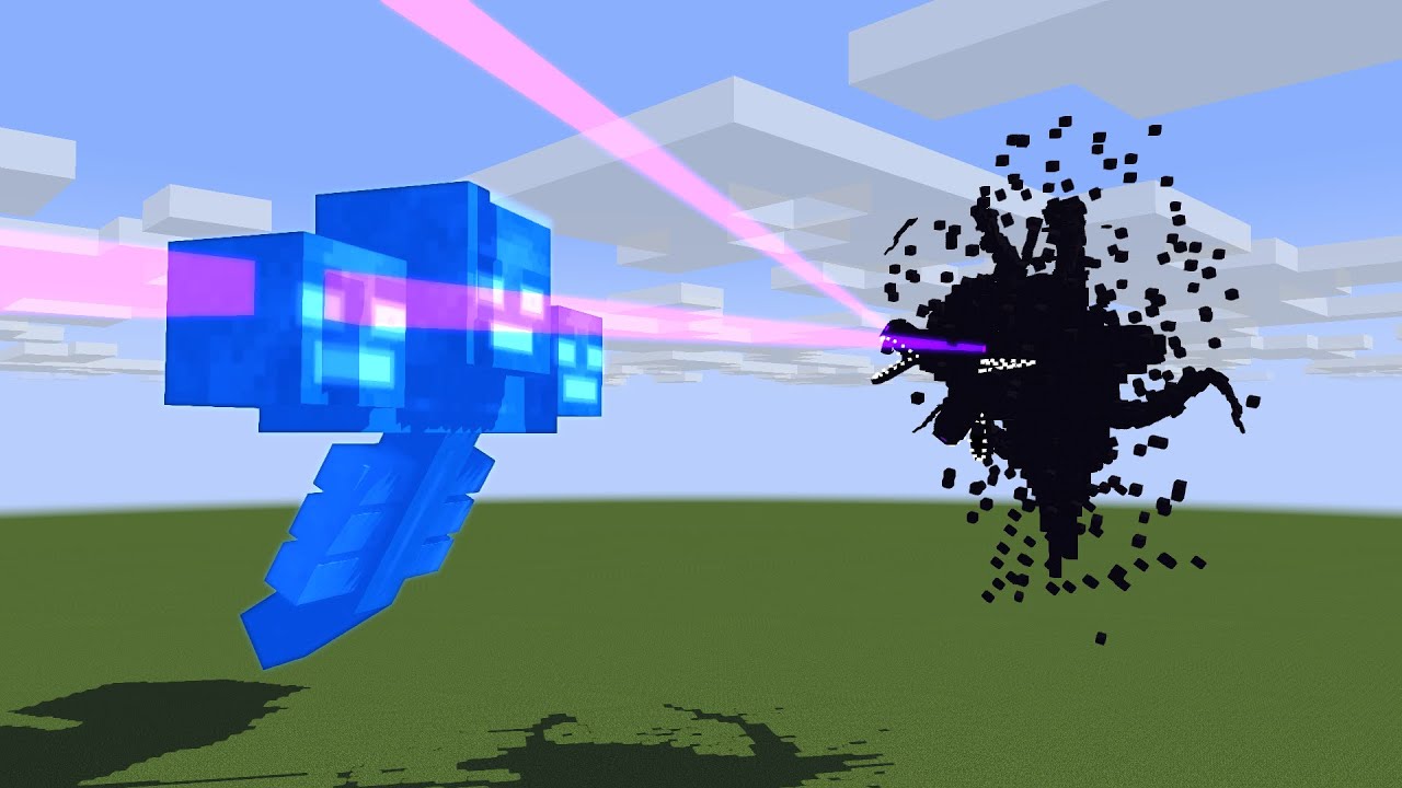 Witherzilla vs Wither Storm - YouTube