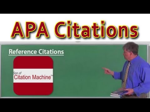 Apa Citations Mla Citations In An Instant Son Of Citation Machine Youtube