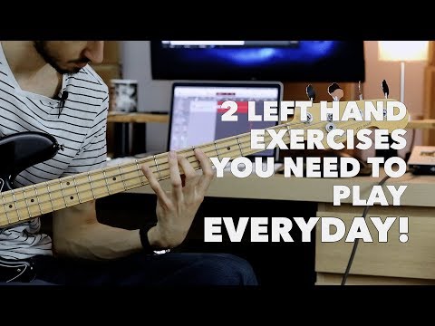 2-left-hand-exercises-you-need-to-play-everyday!-|-bass-lesson