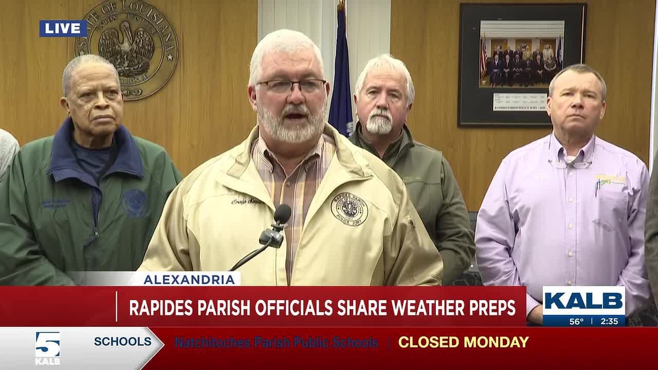 Rapides Parish officials share winter weather preps