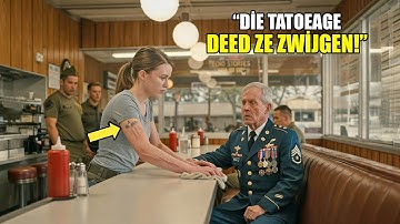 Vrouw uitgelachen om littekens tot veteraan haar tatoeage ziet en verstijft