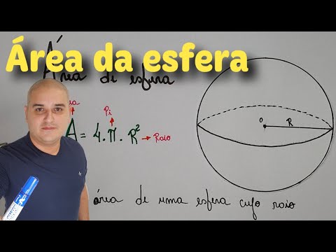 Vídeo: Como você encontra a área total da superfície de uma esfera?