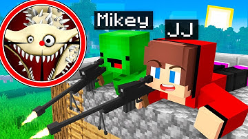 Why Mikey and JJ hunting on Hungry Worm Phase 2 in Minecraft at 3:00 AM ?! - Maizen