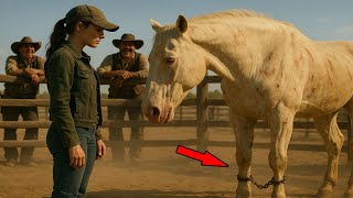 No One Wanted To Buy The Ferocious Albino Horse — Until A Female Veteran Gave It A Name