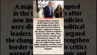 America Divided Over New Immigration Debate 🇺🇸🔥 #shorts #usa #viral