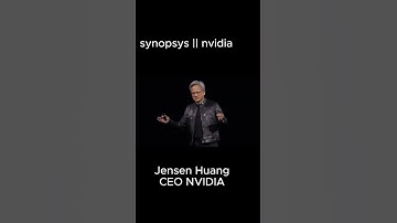 Revealing the Secret Connection Between NVIDIA and Synopsys || The World Technology #ai #nvidia