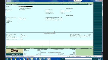 Mifos Tally Integration: - Define a Company