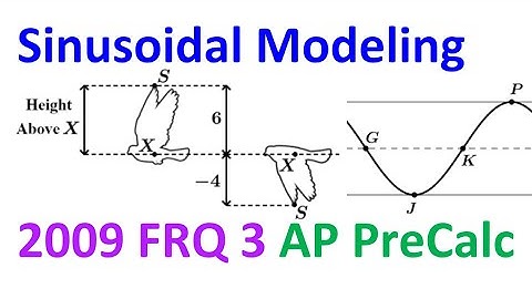 2009 FRQ 3 - Sinusoidal Modeling [AP Precalculus]