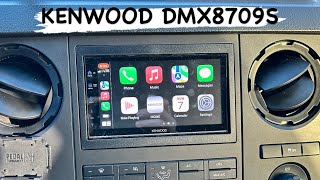 KENWOOD DMX8709S Car Stereo With Wireless Apple CarPlay Installed In My 2015 Ford F350 XL.