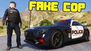 Fake Cop Robs People In GTA 5 RP