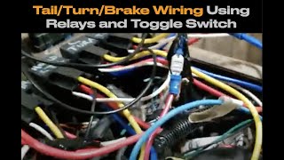 Wiring up the Tail / Turn & Brake lights from Scratch