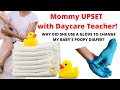 UPSET MOMMY because DAYCARE USED DISPOSABLE GLOVES (my thoughts)