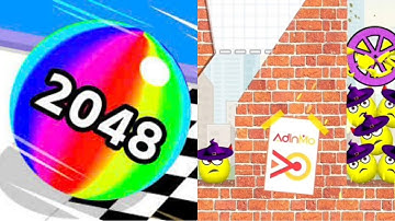 Ball Run 2048 vs Draw To Smash - All Levels Android,ios Gameplay Mobile.ep3