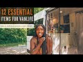 12 MUST HAVE Van Life Essentials | Solo Female Van Life