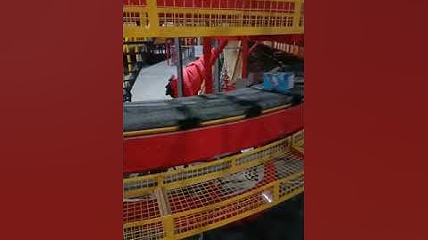 Express parcel sorting machine