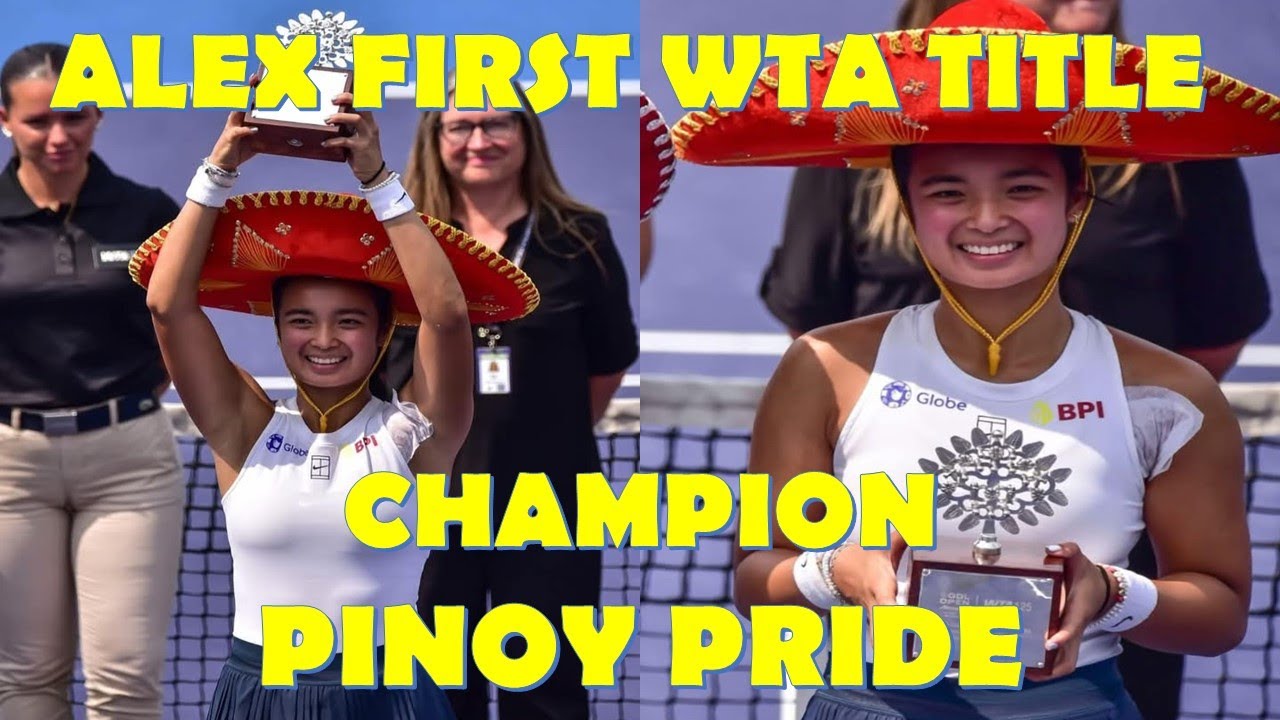 ALEX  EALA FIRST  WTA TITLE PHILIPPINE PRIDE