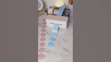 What Would You Print With These Multicolored Labels Asmr Smallbiz Smallbusiness Packingorders 