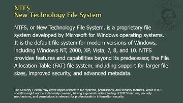 NTFS - New Technology File System