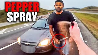 BIKER PEPPER SPRAYED DRIVER WITH A KNIFE | REV UP YOUR LIFE WITH MOTORCYCLE EP. 2