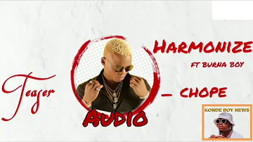 Harmonize ft Burna boy - Chope (Official Teaser Audio)