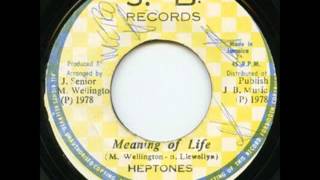 Video thumbnail of "ReGGae Music 542 - The Heptones - Meaning Of Life [J.B.]"