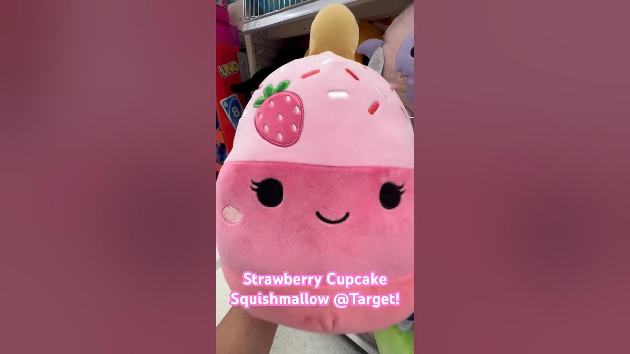 CUTE Strawberry Cupcake SQUISHMALLOW @target ! #squishmallows - YouTube