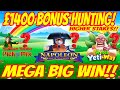 £1400 Bonus Hunitng On Slots! MEGA BIG WIN! 😜💰🎰