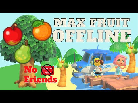 How to get fruit OFFLINE ONLY mode | Animal Crossing: New Horizons