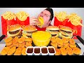 Extra cheesy mcdonalds  mukbang