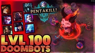 HOW TO BEAT LVL 100 DOOMBOTS | DOOMBOT PENTAKILL  BunnyFuFuu