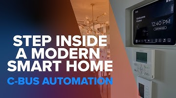 Inside A Beautiful Smart Home | Modern Apps & Switches with C-Bus Automation