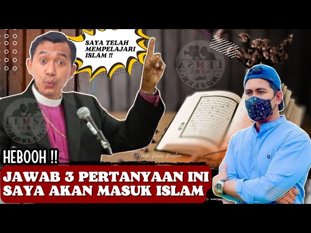 SEISI GEREJA HEBOH‼️PRIA KRISTEN ini Bergejolak, Mencari Jawaban kpd Ust ZUMA Sebelum Bersyahadat class=