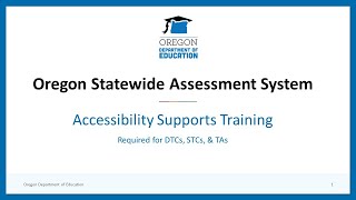 Module 3: Accessibility Supports 2022-23