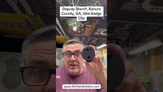 Deputy Sherrif, Ranurn County, GA, Slim Badge Clip