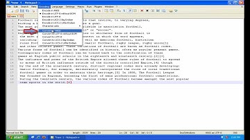 How To Convert A Text File To ANSI In Notepad++ 6.3