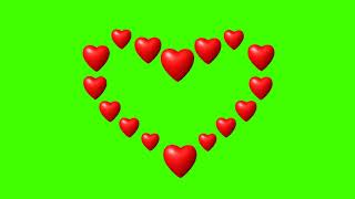 heart shape animation green screen video | Heart green screen | Dil dhadkan video | दिल | हृदय video
