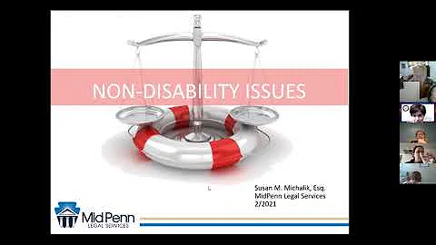 2021PLAN DAP SSI SSDI:  Non Disability Issues
