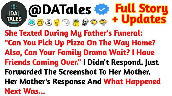 She Texted During My Father's Funeral: "Can You Pick Up Pizza On The Way Home? Also //Reddit Stories