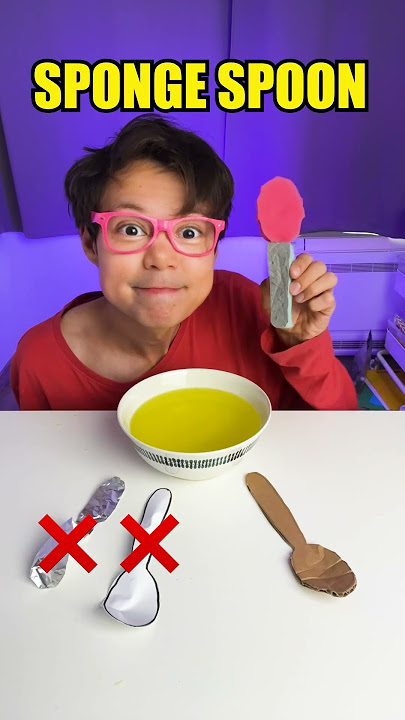 Let's test the spoons! Which one is the best? #kids #fun