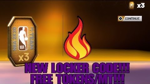 NBA 2K20 MyTeam *NEW* LOCKER CODE!!!- FREE TOKENS OR MT!!!