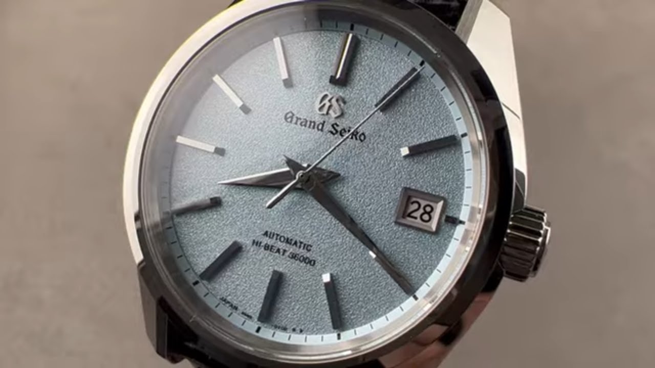 Grand Seiko Hi-Beat SBGH287 Snow On The Blue Lake Limited Edition Grand  Seiko Watch Review - YouTube