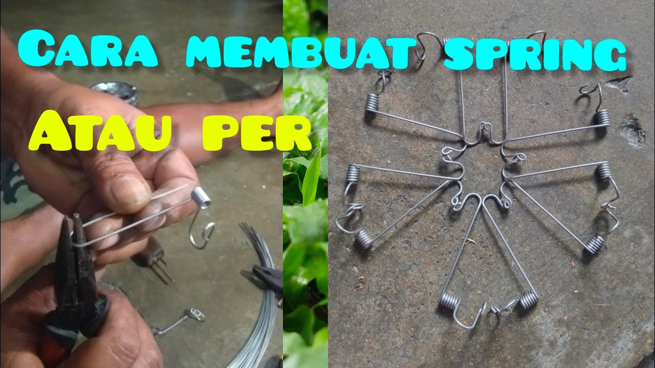 Spring Jebak CARA MEMBUAT SPRING || ATAU PER JEBAK MERBOK - YouTube