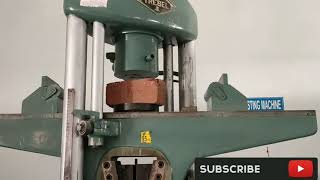 Compression test on UTM machine