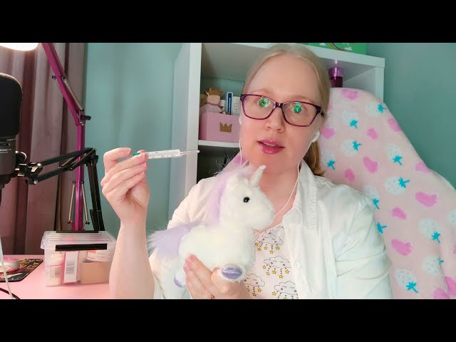 ASMR Doctor Fluffy Takes Care of Stuffed Animals