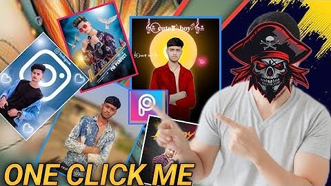 picsart se cb background photo editing kaise kare one click me || cb black background photo editing