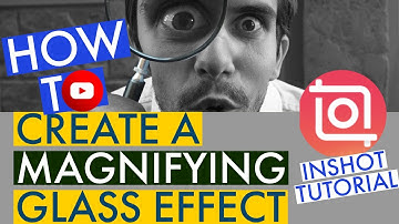 How to create a magnifying glass effect | Inshot simple tutorial