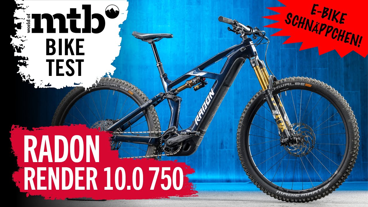 BIKETEST Radon Render 10.0 I 750 I EMTB I Trailbiketest I Bosch Performance Line CX Antrieb