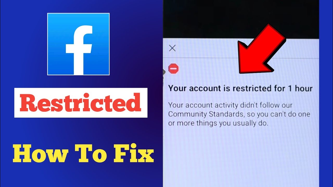 Your account is restricted for 1 hours Your account is restricted for