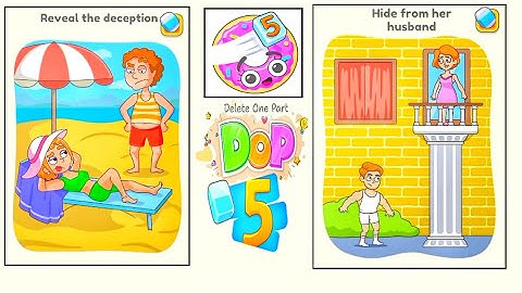 Dop 5: Delete One Part Level (1351-1365) All Level Answer Complete 💯